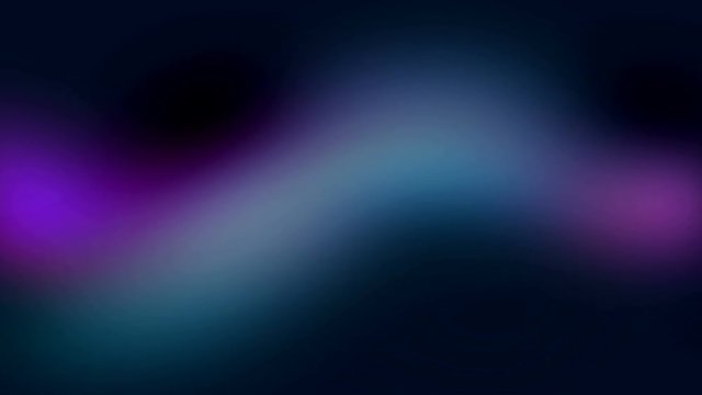 abstract loopable blue background with blurred gradients moving random on black