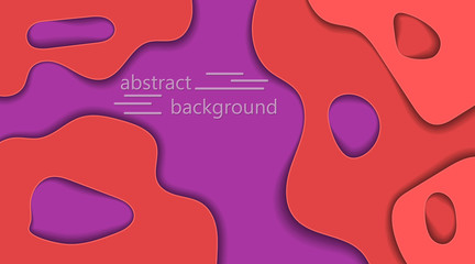background design_18_in 3D style dynamic color texture EPS10 vector background, paper cut