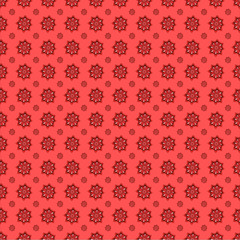 seamless floral pattern with flowers