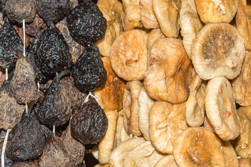 dried fruits, closeup