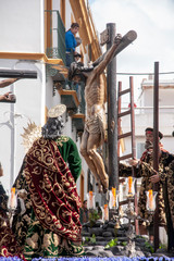 procesión de la hermandad de la carretería, semana santa de Sevilla	