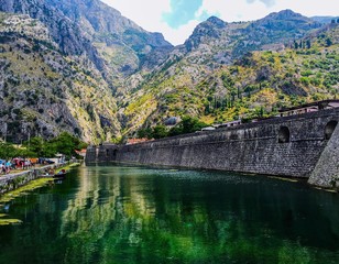 Fototapeta premium Kotor town view, Montenegro