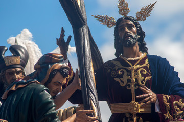 Obraz premium semana santa de Sevilla, hermandad de la paz