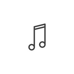 Music note icon