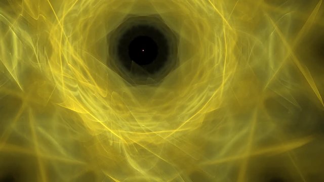 Abstract fractal forms morph and oscillate (Loop)
