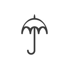 Umbrella icon. Rain secure sign
