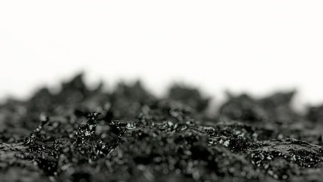 Ferro Fluid Macro Footage Cristals and Alien scapes moving matter Abstract footage 