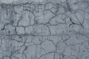 Concrete wall in the cracks