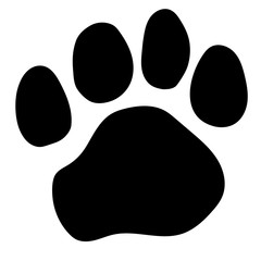 Paw prints. Logo
