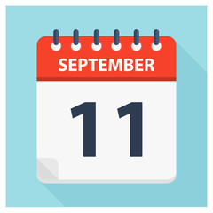 September 11 -  Calendar Icon - Calendar design template