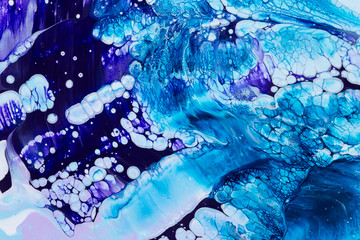 Abstract background of acrylic paint