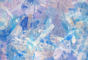blue abstract brush paint wallpaper