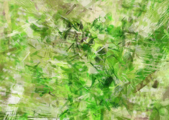 green abstract sketch paint texture