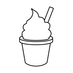 ice cream in cup