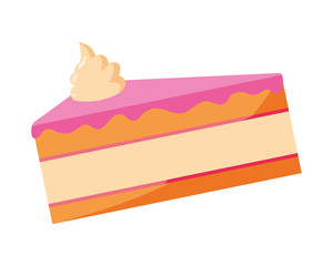 sweet cake slice