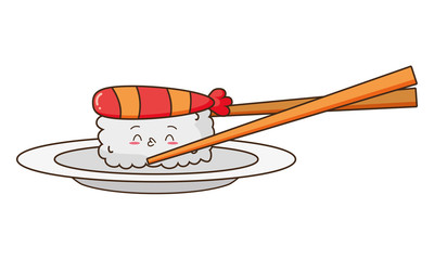 kawaii food cartoon