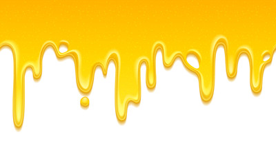 Honey or lemon jelly drops. Honey drips.