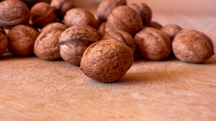 Walnuts on the board