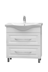 bathroom furniture isolated on white background