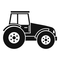 Fototapeta premium Modern tractor icon. Simple illustration of modern tractor vector icon for web design isolated on white background