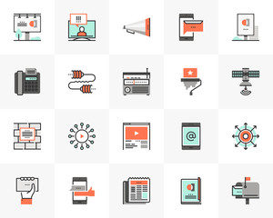 Media Communication Futuro Next Icons Pack