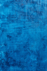 Bright blue wooden wallpaper