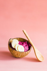 Smoothie bowl, Coconut shell bowl , bowl made from coconut shell
