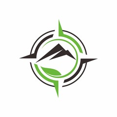 Compass logo design template vector illustration