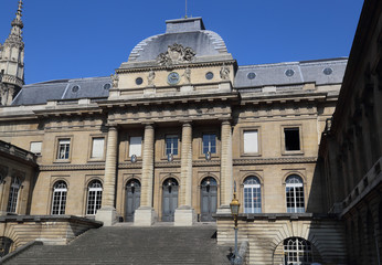 Fototapeta na wymiar Court of Justice of Paris, France