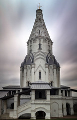 Fototapeta na wymiar Famous russian church in Moscow, Russia Kolomenskoe