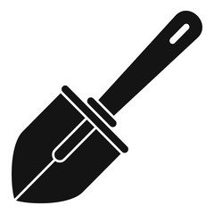 Hand shovel icon. Simple illustration of hand shovel vector icon for web design isolated on white background