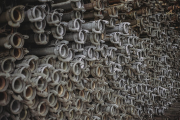 Metall, Textur, Hintergrund, Loch, Rohr, dunkel