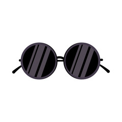 Sunglasses. Eyewear, circle, eyes protection. Vector illustration can be used for topics like summer vacation, sunny, travel, tourism
