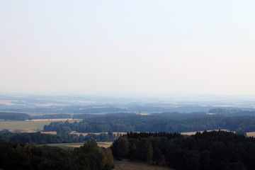 Valley view Lipnice nad Sazavou Czech Republic	