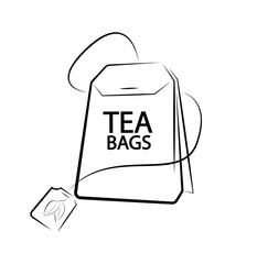 Tea bag icon.