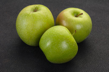 Green ripe apple