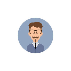 gentleman hipster worker avatar