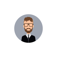 gentleman hipster worker avatar