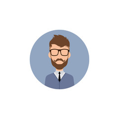 gentleman hipster worker avatar