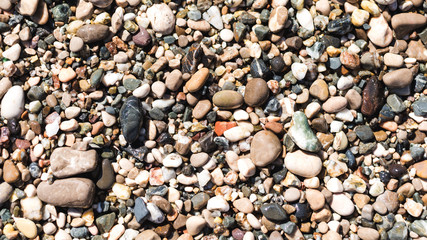 sea stones background pattern