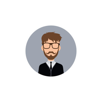 gentleman hipster worker avatar