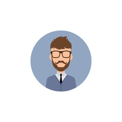 gentleman hipster worker avatar