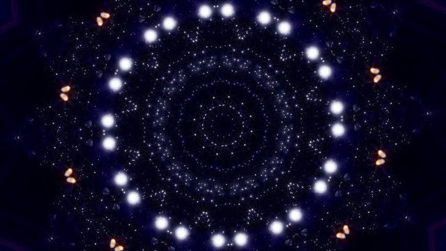 LED Style Lights Kaleidoscope Stage Screen Visual Background Loop