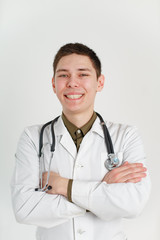 doctor student white