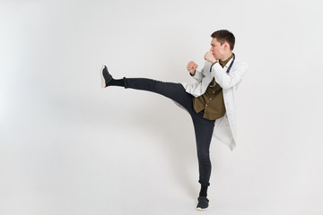 fight kick doctor student