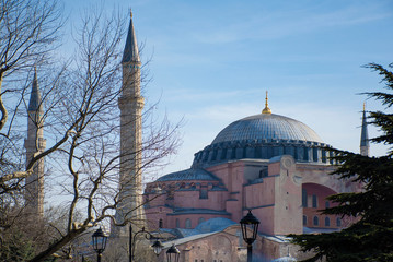 Fototapeta na wymiar Hagia Sophia Mosque, Turkey