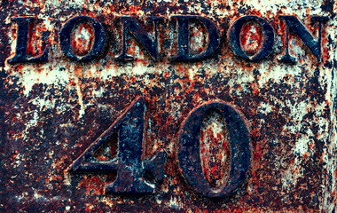 Sign of london forty
