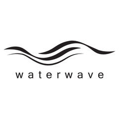Water Wave Icon - Isolated On White Background. Vector Illustration Water Wave, Graphic Design. For Web, Websites, Print Material