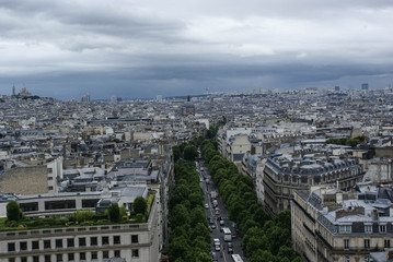 Fototapeta na wymiar Paryż Panorama 