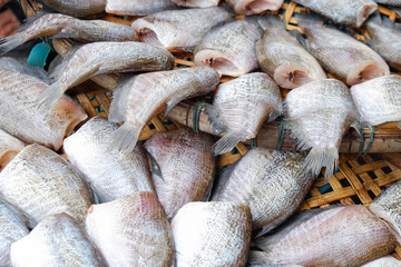 Preserve salt sun fish